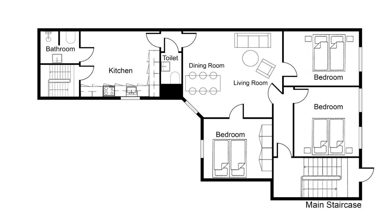Xl Flat W 3 Bedrooms By Kings Garden In Cph City København Eksteriør bilde
